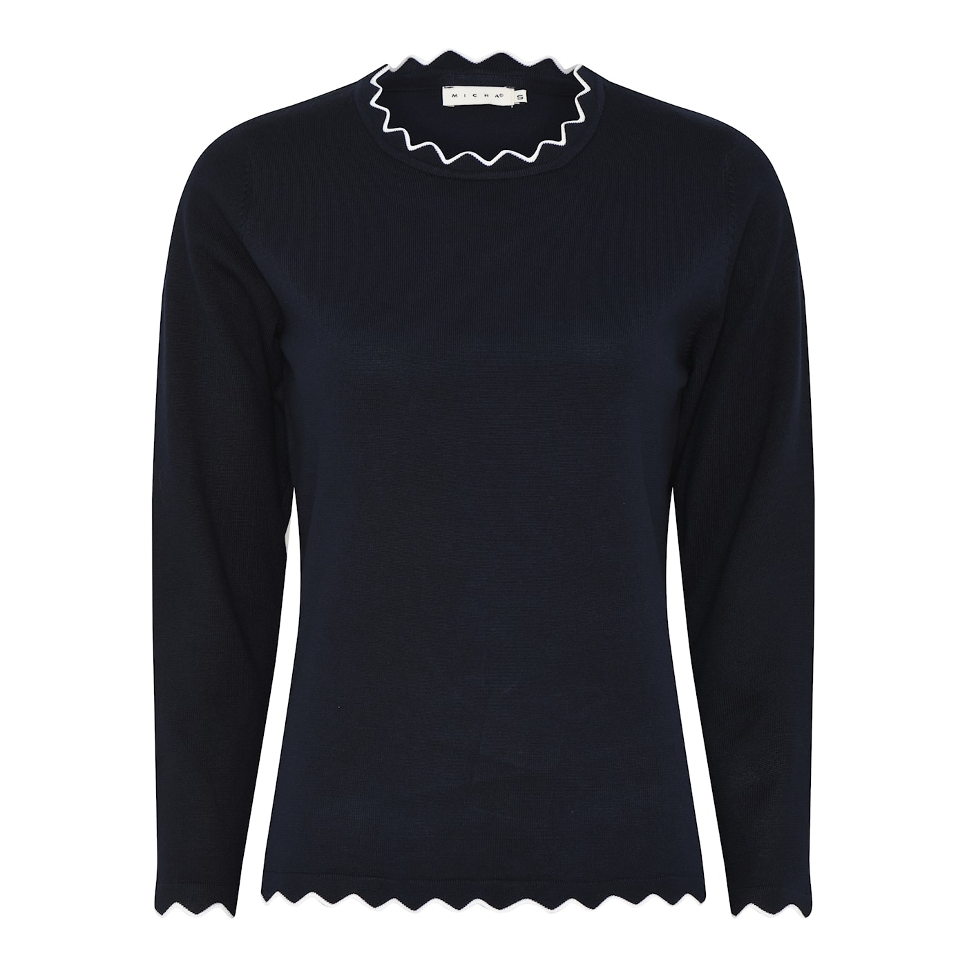 MICHA Viscose Strik - Navy - XS
