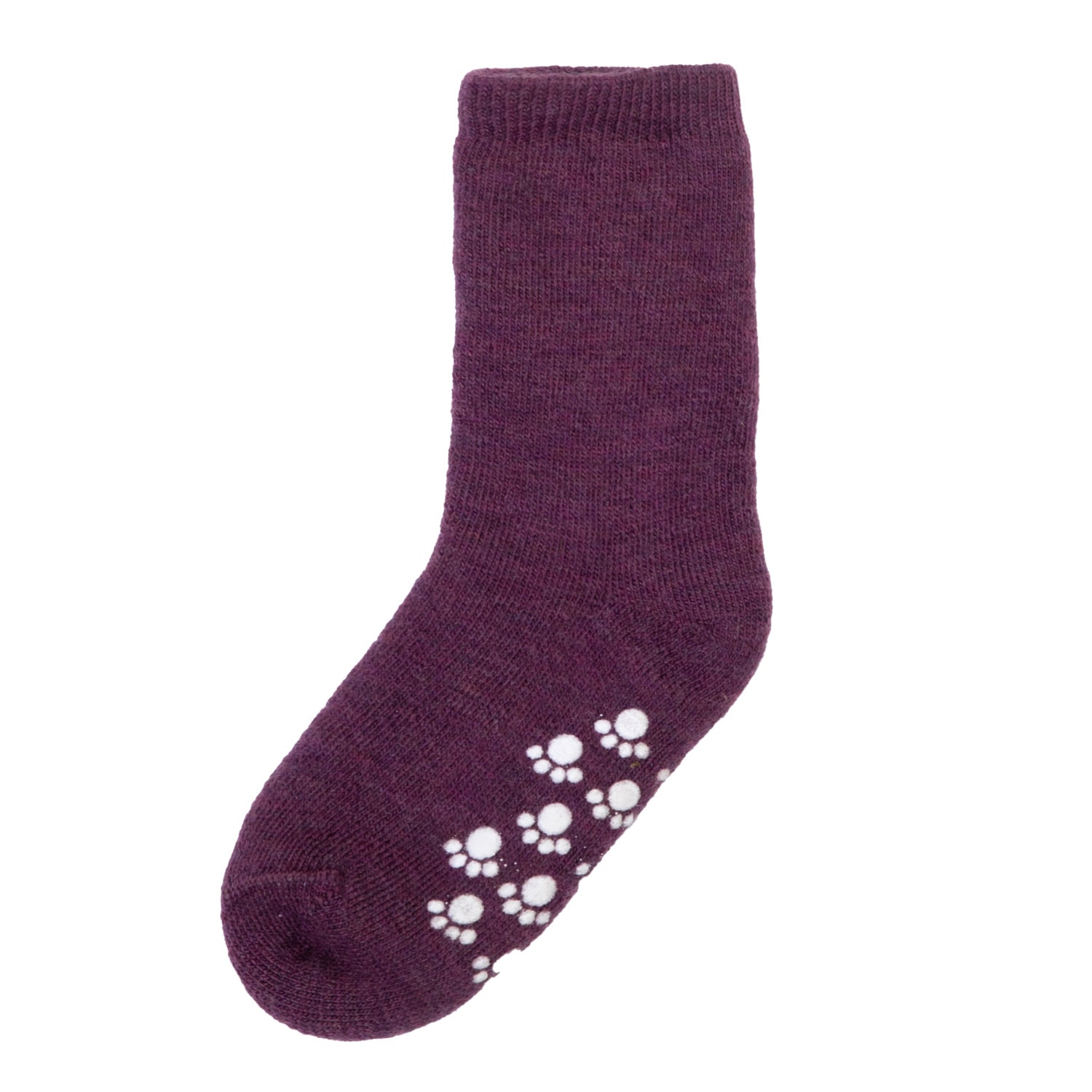 Wool sock w.anti-slip