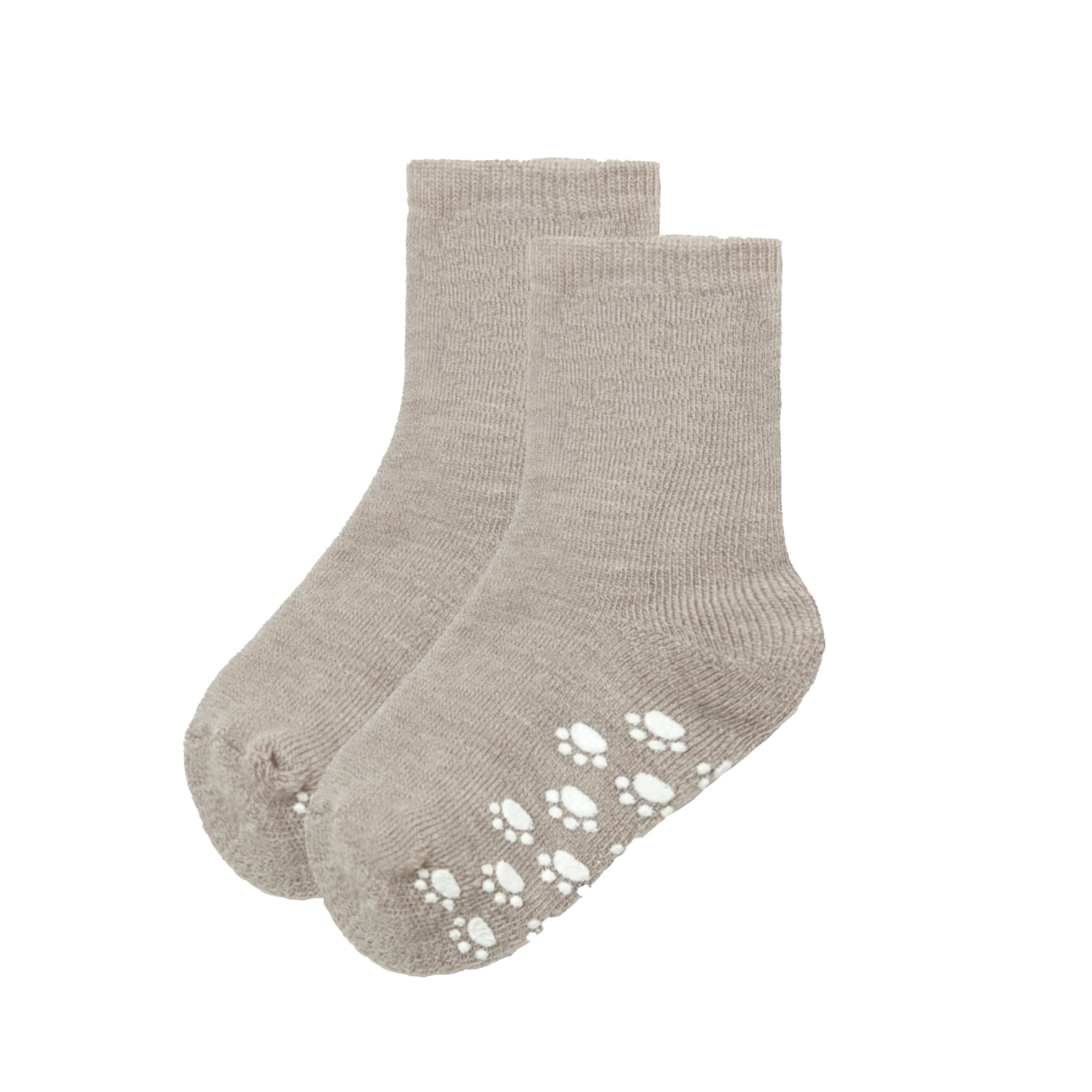 Wool sock w.anti-slip