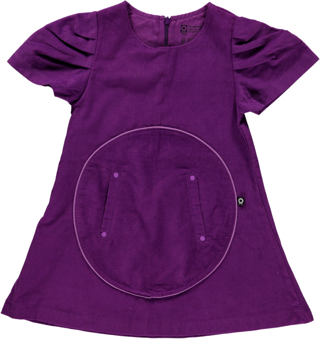 Soft Corduroy Circle Dress