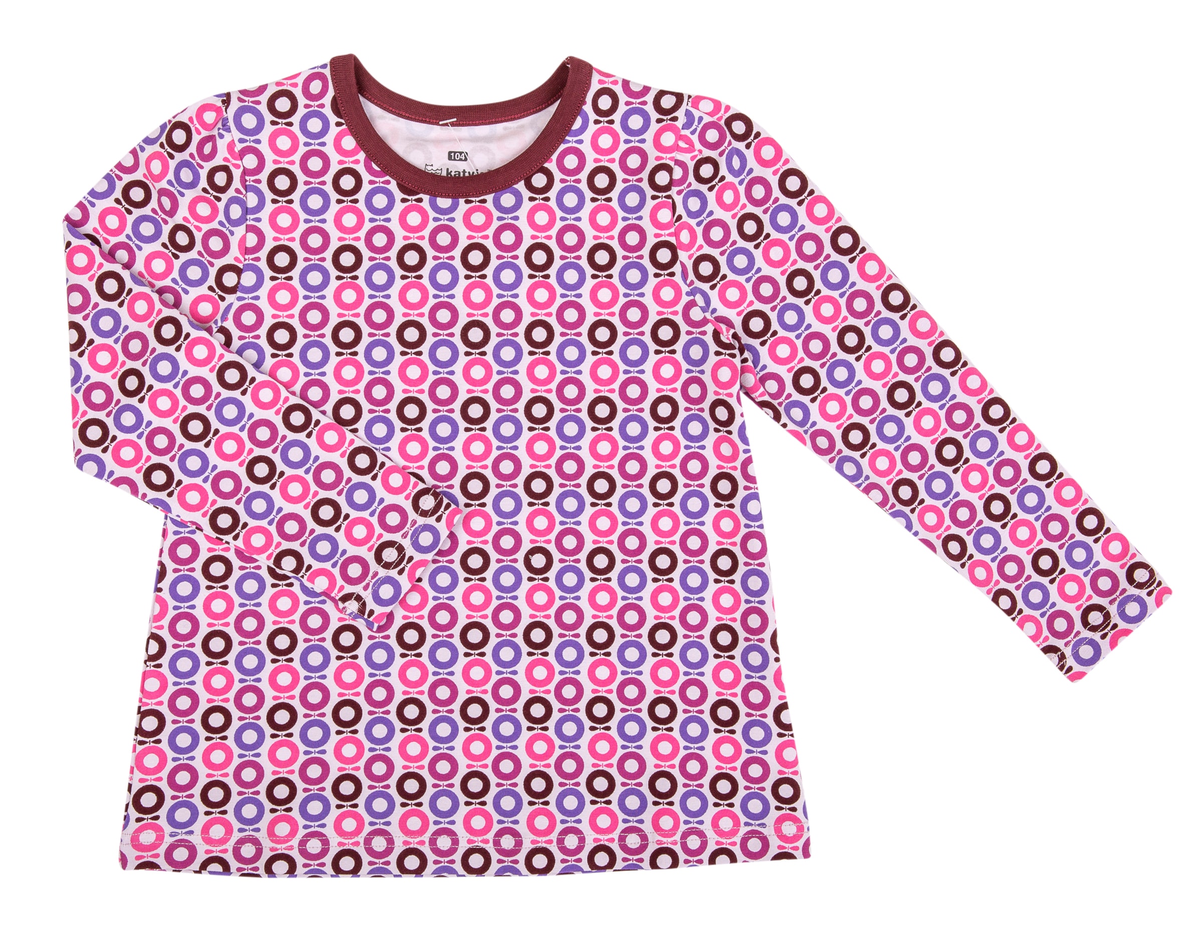 Printed Ess. L/S Puff T-Shirt