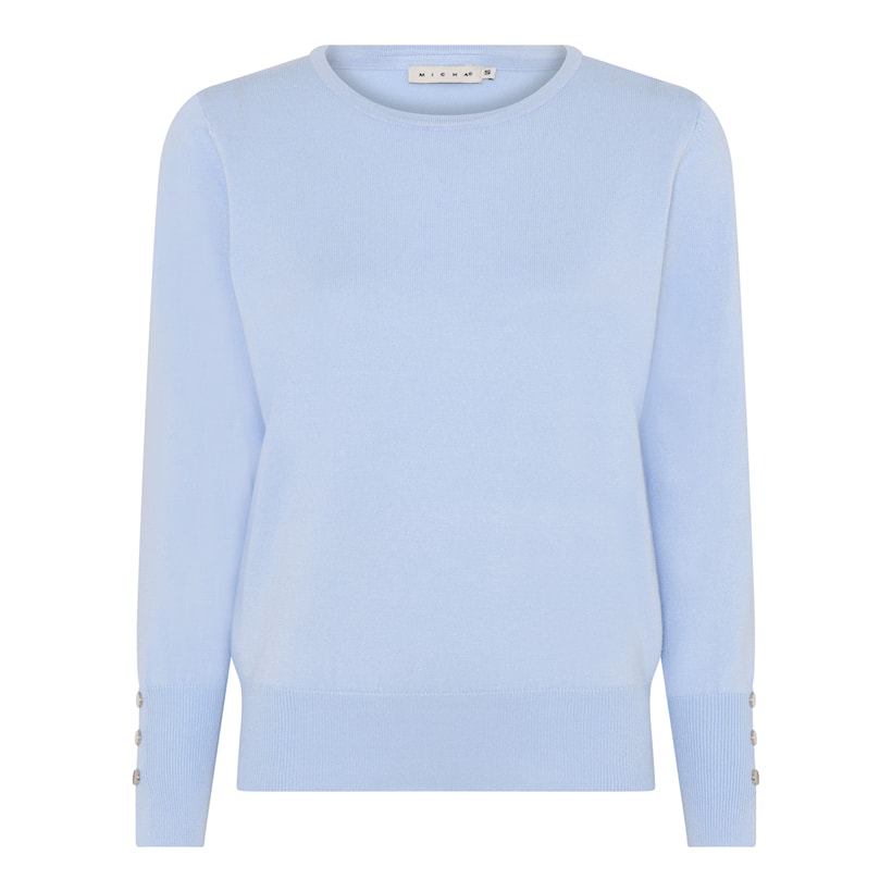 MICHA Efterårs Viscose Strik - Offwhite - XXXL