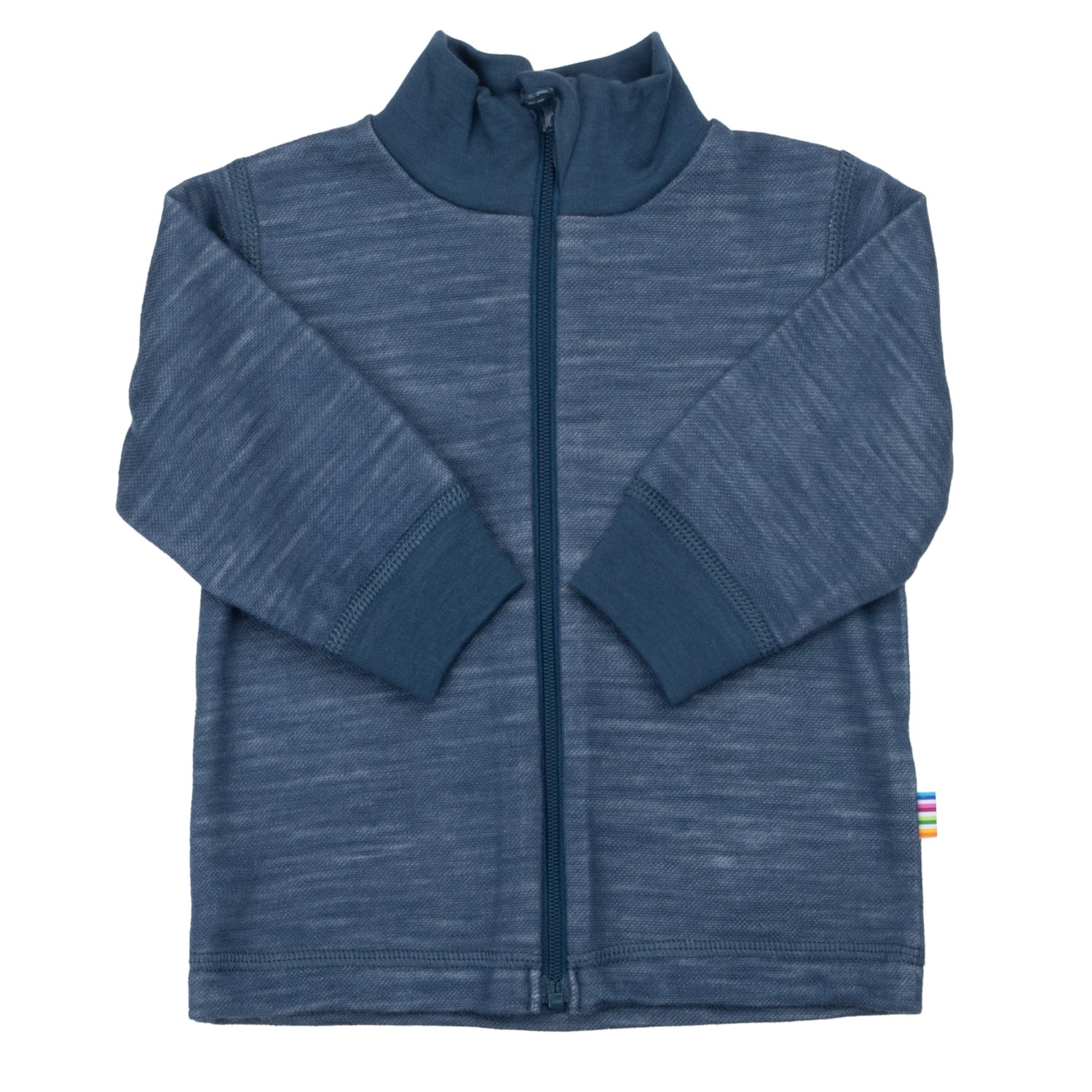 Cardigan w.collar&zip.