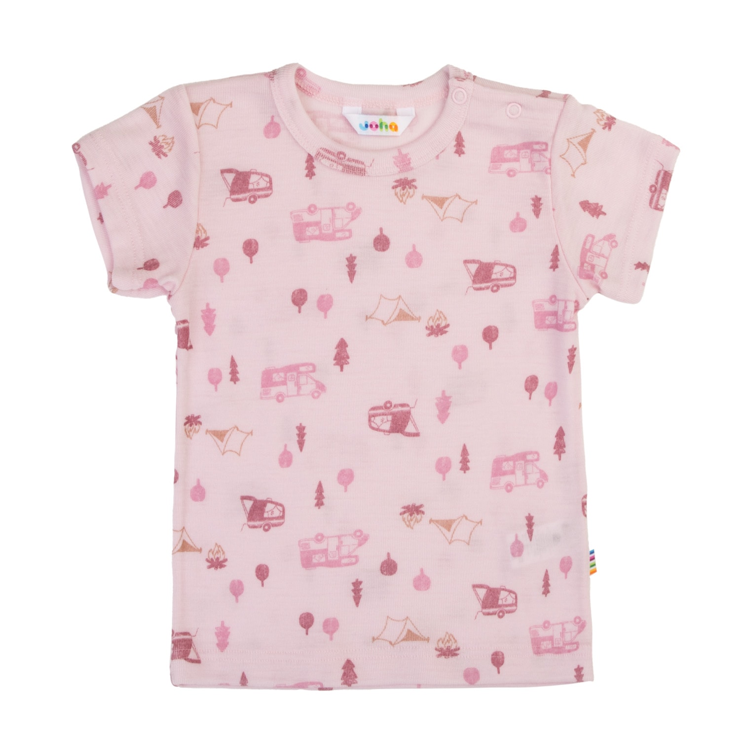 Blouse w. short/sleeves