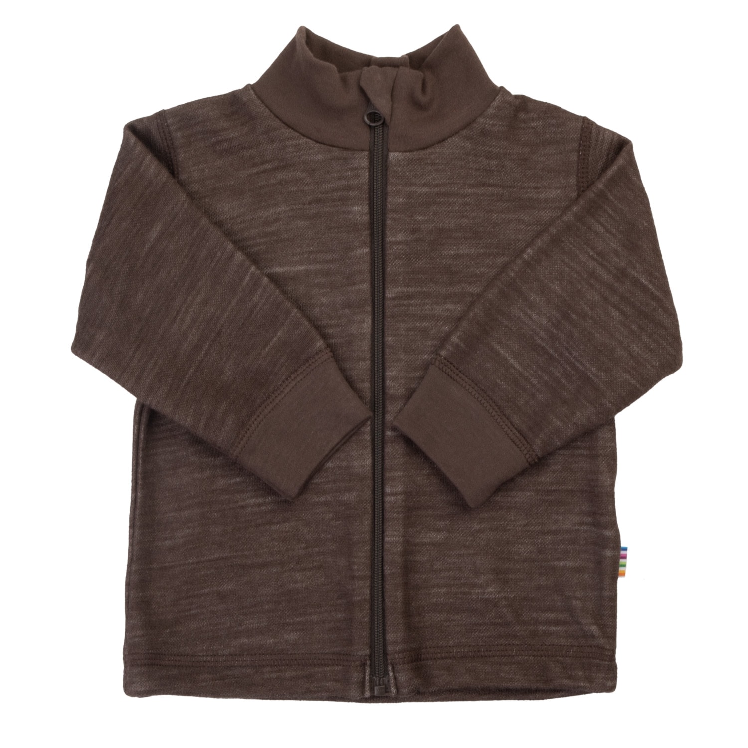 Cardigan w.collar&zip.